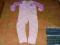 Piżama pajacyk dla dziewczynki polarowa 146