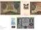 3053. Banknoty 1934-41 z NADRUKAMI zestw 3szt