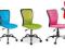 Krzesło obrotowe fotel do biurka Q099 róż zielony
