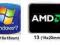 10x Naklejka nvidia, AMD, Windows 7 do wyboru