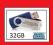 Pendrive GOODRAM USB 3.0 TWISTER BLUE 32GB 24m GW