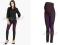 H&amp;M MAMA CIĄŻOWE SPODNIE LEGGINSY PURPURA - 40