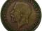 Anglia 1/2 PENNY 1922r, Jerzy V