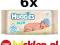 HUGGIES 6x 64 Pure Chusteczki nawilżające 384szt