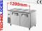 STÓŁ CHŁODNICZY SAŁATKOWY PIZZA KEBAB 120cm INOX