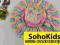 SOHOKIDS Spódnica Falbany Paski 7 8 122 128 HIT US