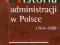 Historia administracji w Polsce 1764-1989 Witkowsk