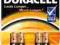 Baterie Duracell AAA - KOMPLET 20 BLISTRÓW (4 szt)