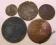 Niemcy - lot 5 monet od 1794 do 1862