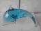 Figurka szklana delfin ozdoba