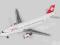 Model Airbus A320 SWISS 1:400 metalowy