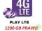 PLAY INTERNET*LTE BEZ LIMITU PRĘDKOŚCI I TRANSFERU