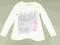 NOWA Koszulka DKNY biała długi rękaw z USA 6-7 lat
