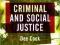 CRIMINAL AND SOCIAL JUSTICE Dee Cook KURIER 9zł
