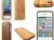Etui obudowa drewno bambus trwałe iphone 5 5s