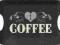 PIĘKNA Taca melaminowa 47cm x 33cm Love Coffee