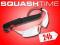 Okulary squash TECNIFIBRE Protection Glasses Białe