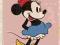 Myszka Minnie Retro - plakat 40x50 cm