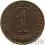 25. NIEMCY - WEIMAR - 1 PFENNIG - 1924 A st.3