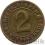 28. NIEMCY - WEIMAR - 2 PFENNIG - 1924 D st.3-