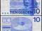 MAX - HOLANDIA 10 Guldenów 1968 r. # XF-