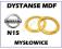 DYSTANSE GŁOŚNIKOWE MDF 16,5 cm NISSAN ALMERA N-15