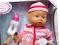 miękka lalka niemowlak 40cm Agusia z funkcjami