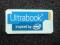 104 Naklejka Ultrabook Inspired by Intel 30x13 mm