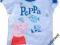 Świnka Peppa nowa bluzka t-shirt niebieski 92