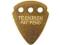 DUNLOP, metalowa kostka gitarowa TeckPick - Brass