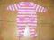 Pajacyk piżama dla dziewczynki polarowa 3-6 m 68