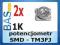 Potencjometr montażowy SMD TM3FJ - 1K