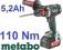 Wkrętarka METABO BS 18 LTX Quick 2 x 5,2Ah