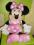 Myszka Miki Minnie duża 47 cm pieczątka Disney