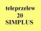 teleprzelew Simplus doładowanie 20 PLUS na kartę