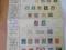Hiszpania zbiór pierwszych znaczków na podlepkach
