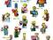 LEGO MINIFIGURES 71009 SIMPSONS KOMPLET 16 SZT