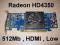 Radeon HD 4350 512Mb HDMI PCI-E Low Profile Gwar