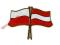 Przypinka wpinka pin flaga POlska-Austria