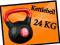 Kettlebell hantel bitumiczny HANTLE Meteor 24kg