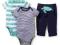 Carter's CARTERS 2 body i spodnie. 12 80