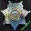 USA - Odznaka Szeryfa Policji z Nevady z certyfika