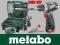 METABO PowerMaxx BS wkrętarka 2,0Ah 45szt +ADAPTER