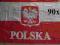 FLAGA POLSKA Polski 90x180 drzewiec świeta majówka