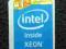 107 Naklejka Intel Inside Xeon Haswell Blue Nowe