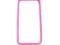 iPhone 5/5S Ramka Ciemnoróżowa Gumowa Sublimacja
