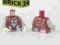 LEGO CHIMA tułów, korpus c.czerwony - 973pb1336c01