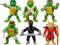 Figurki Wojownicze Żółwie Ninja Turtles zestaw