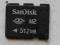 Karta pamięci Memory Stick M2 512 mb SanDisk