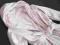 NAME IT szlafrok roz w biale grochy frotte 92 cm +